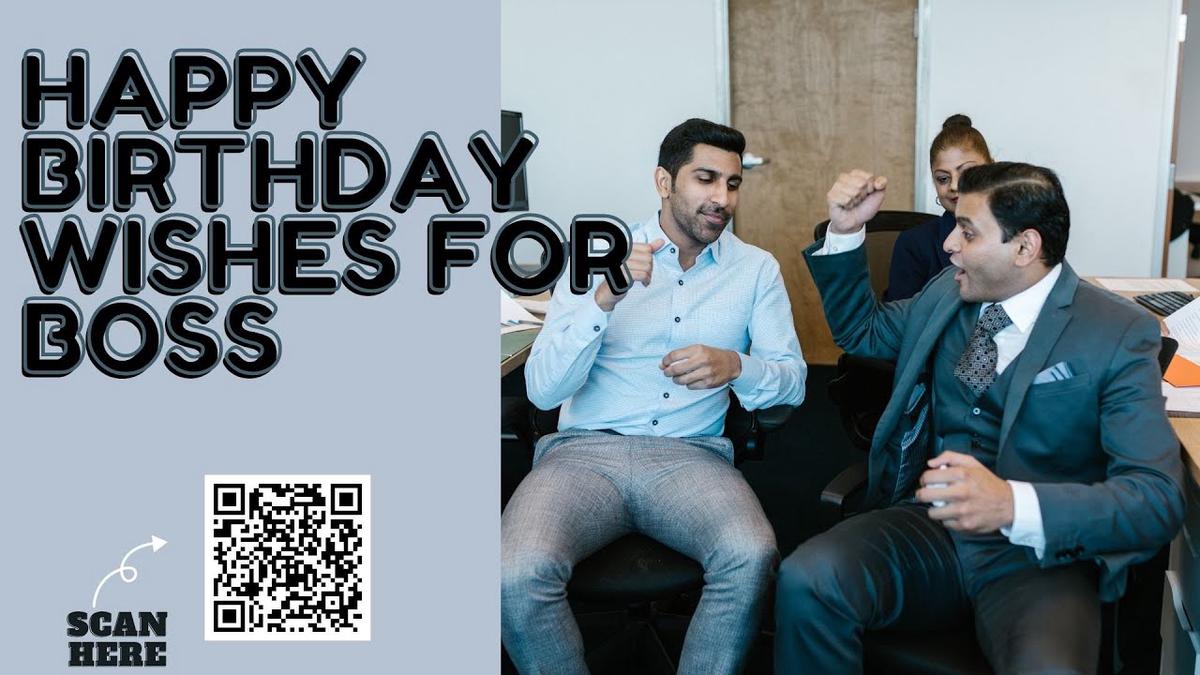 'Video thumbnail for Happy Birthday Wishes for Boss'